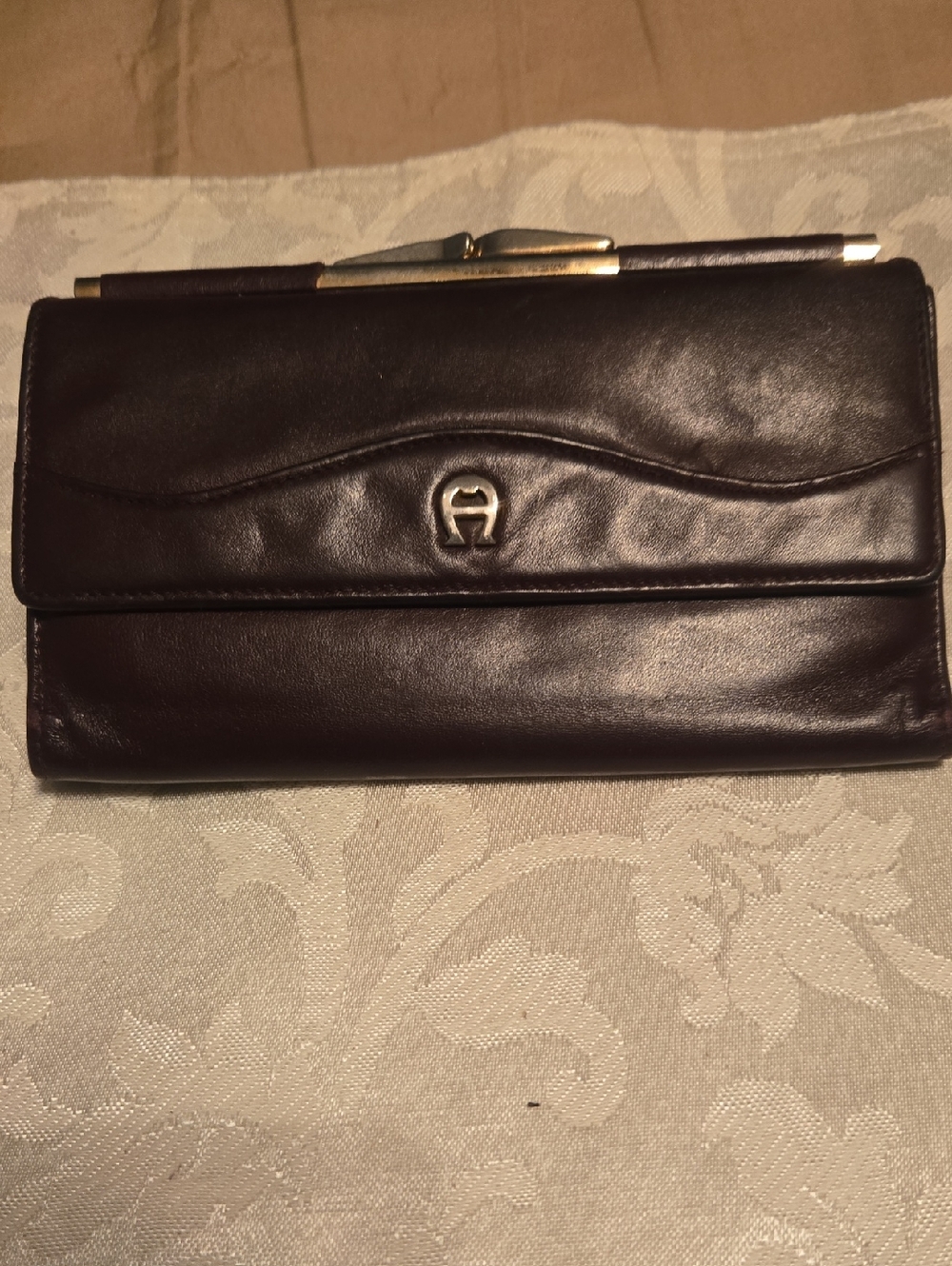 Etienne Aigner Burgundy Wallet
